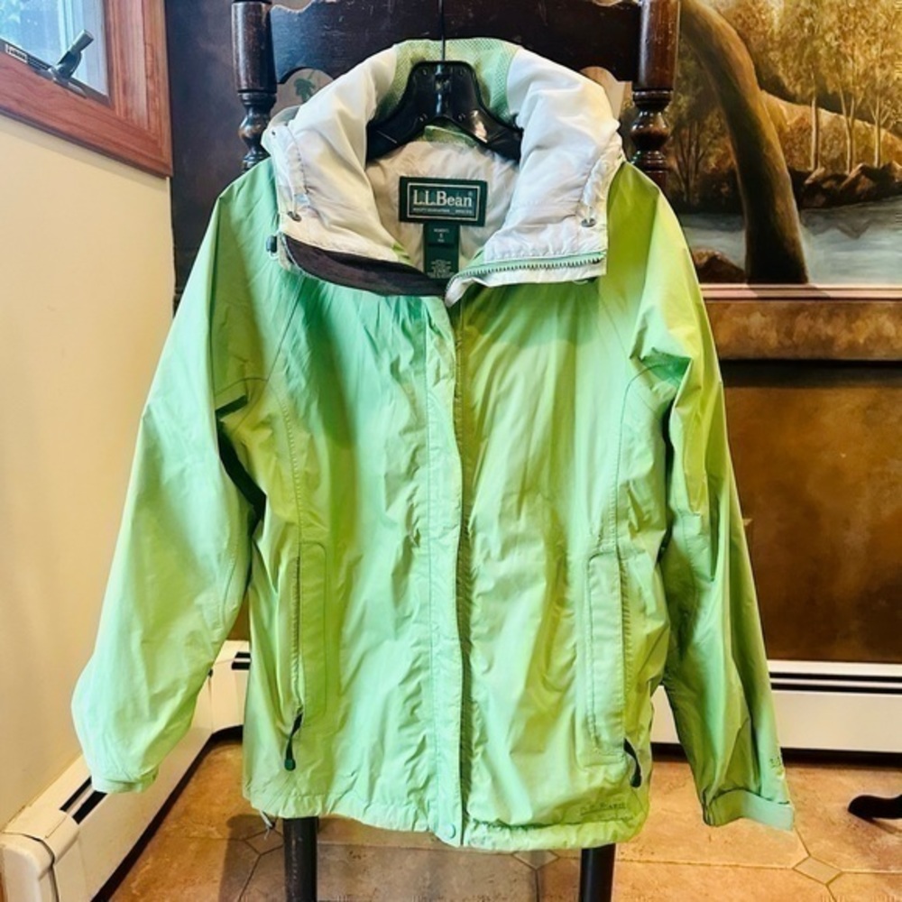 ✨💚✨ Women’s LLBean Gortex Rain Jacket Windbreaker ✨💚 Size S ✨💚